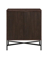 Hudson & Canal Brighton 28" Wide Rectangular Accent Cabinet in Alder