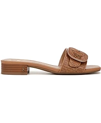 Sam and Libby Women's Kandie Buckle Block Heel Slide Sandals