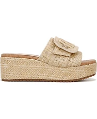 Sam and Libby Women's Crysta Buckle Platform Wedge Sandals