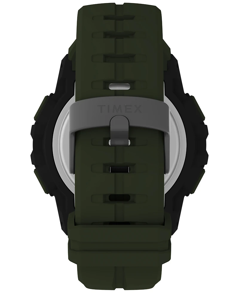 Timex Men's Ufc Rush Digital Green Polyurethane Strap 52mm Round Watch