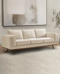 Abbyson Living Venice 91" Modern Fabric Sofa
