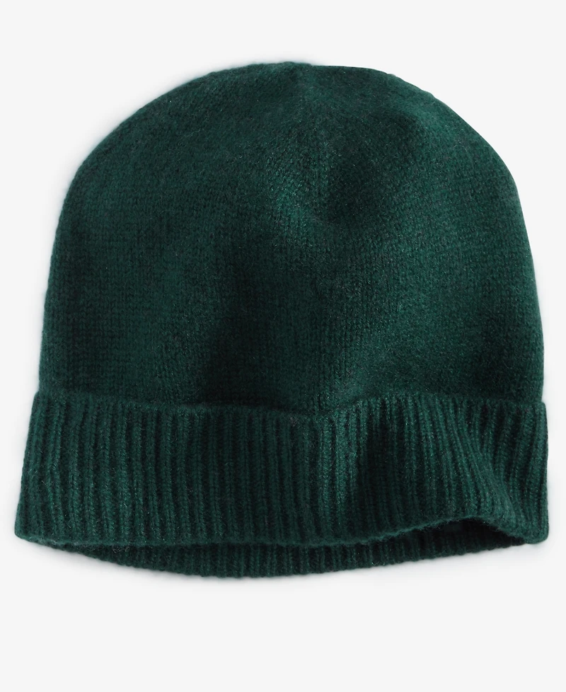 Charter Club 100% Cashmere Cuffed Beanie, Created for Macys