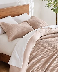 Levtex Cloud Waffle Textured 3-Pc. Comforter Set, Full/Queen