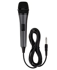 Singing Machine Unidirectional Dynamic Wired Microphone for Karaoke
