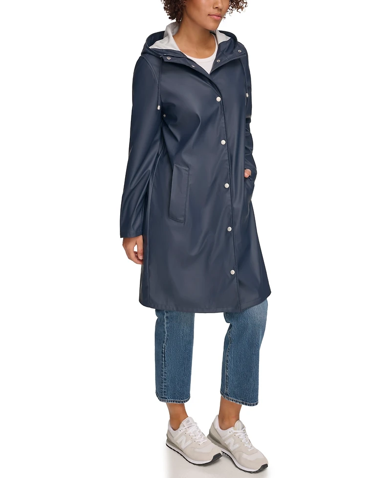 Levi's Women's Long Hooded Rain Coat