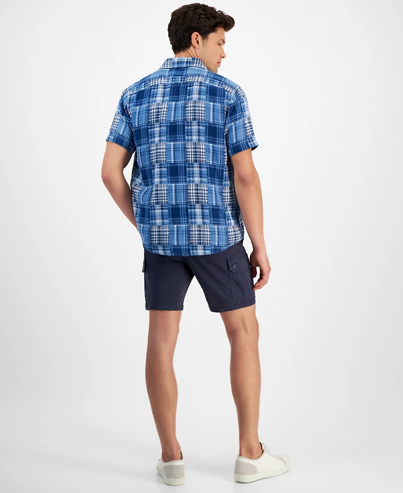 Sun + Stone Men's Relaxed Fit 8" Cargo Shorts, Created for Macy's