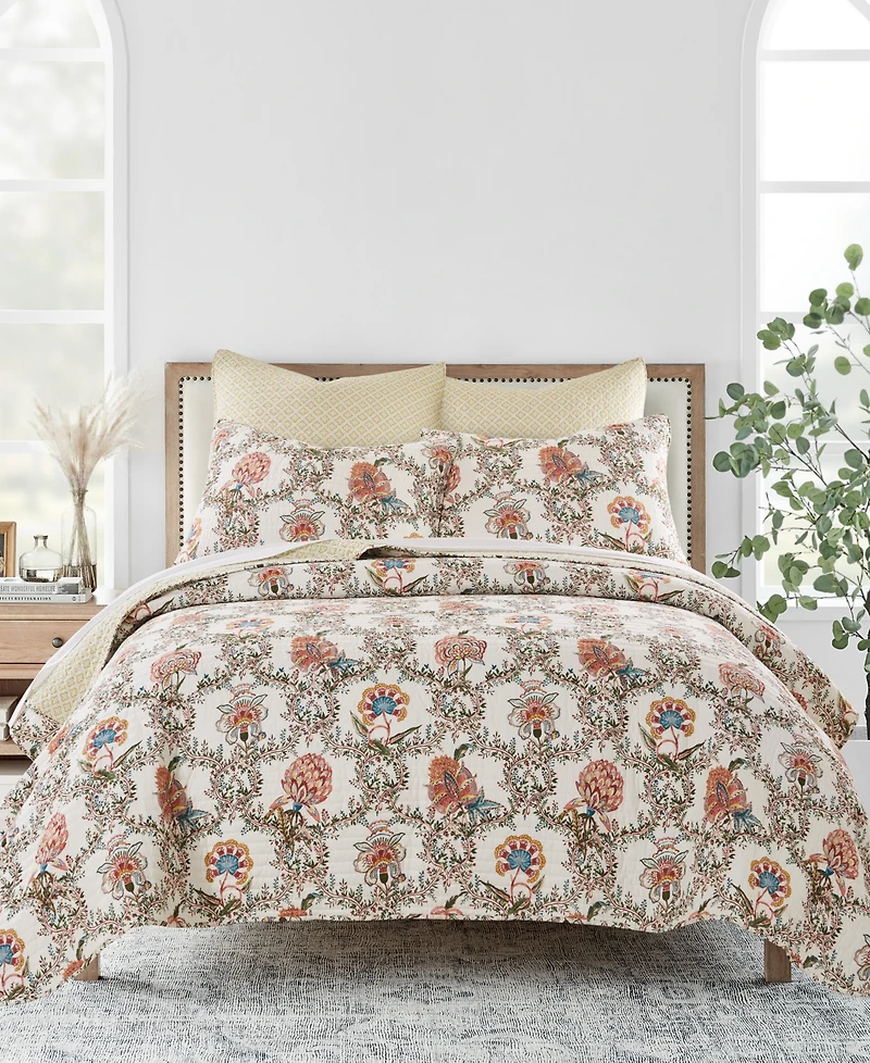 Levtex Inaya Reversible 3-Pc. Quilt Set, King/California King