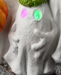National Tree Company 15" Trick Or Treating Ghosts Decoration, Led Lights, Halloween Collection
