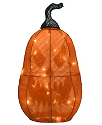 National Tree Company 16" Pre-Lit Scary Jack-o-Lantern