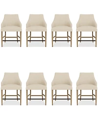 Nelin 8pc Counter Height Chair Set