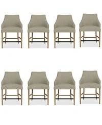 Nelin 8pc Counter Height Chair Set