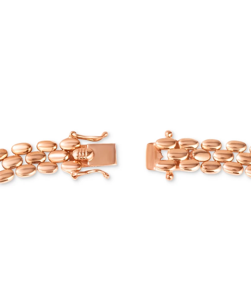 Le Vian Chocolate Diamond & Vanilla Diamond Cluster 17" Collar Necklace (6-1/4 ct. t.w.) in 14k Rose Gold