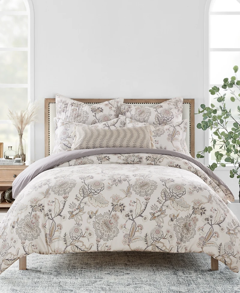 Levtex Ophelia Reversible 3-Pc. Duvet Cover Set, King/California King
