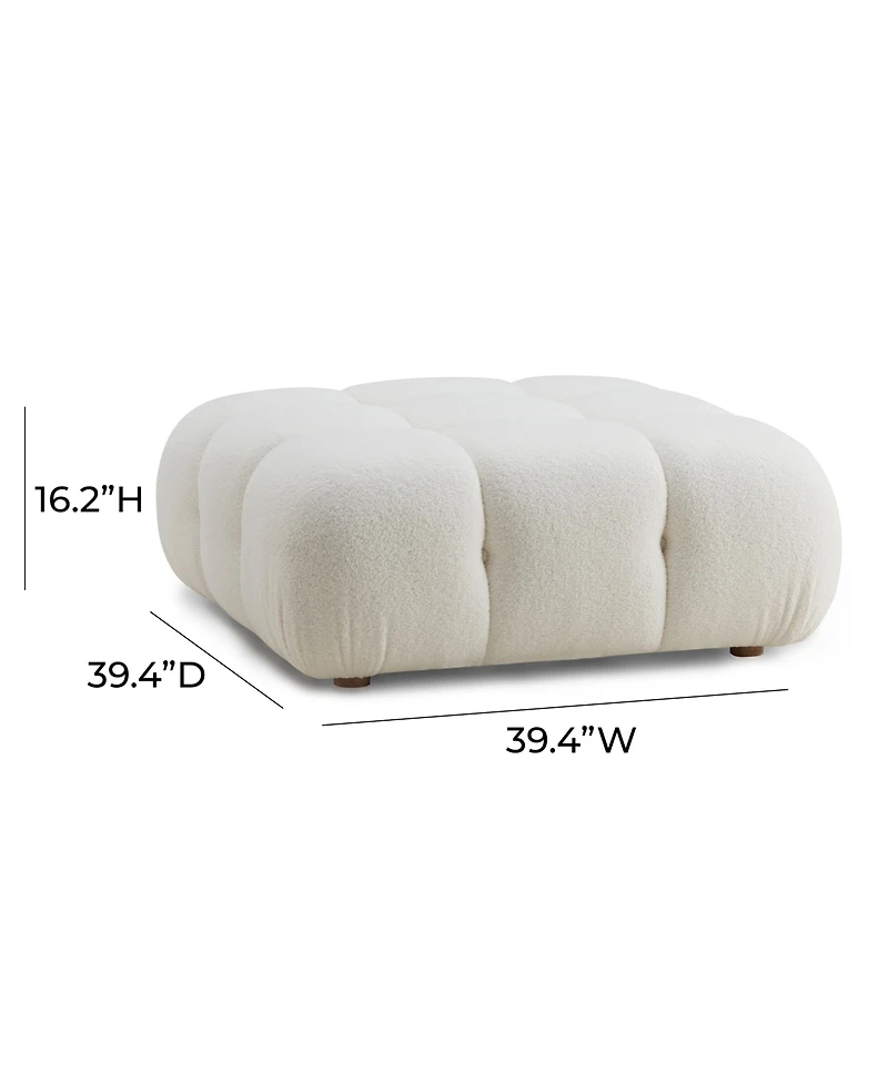 Tov Furniture 1 Pc. Upholstered Modular Ottoman