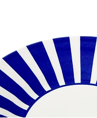 Spode Blue Italian Steccato Bold Stripe Side Plates, Set of 4