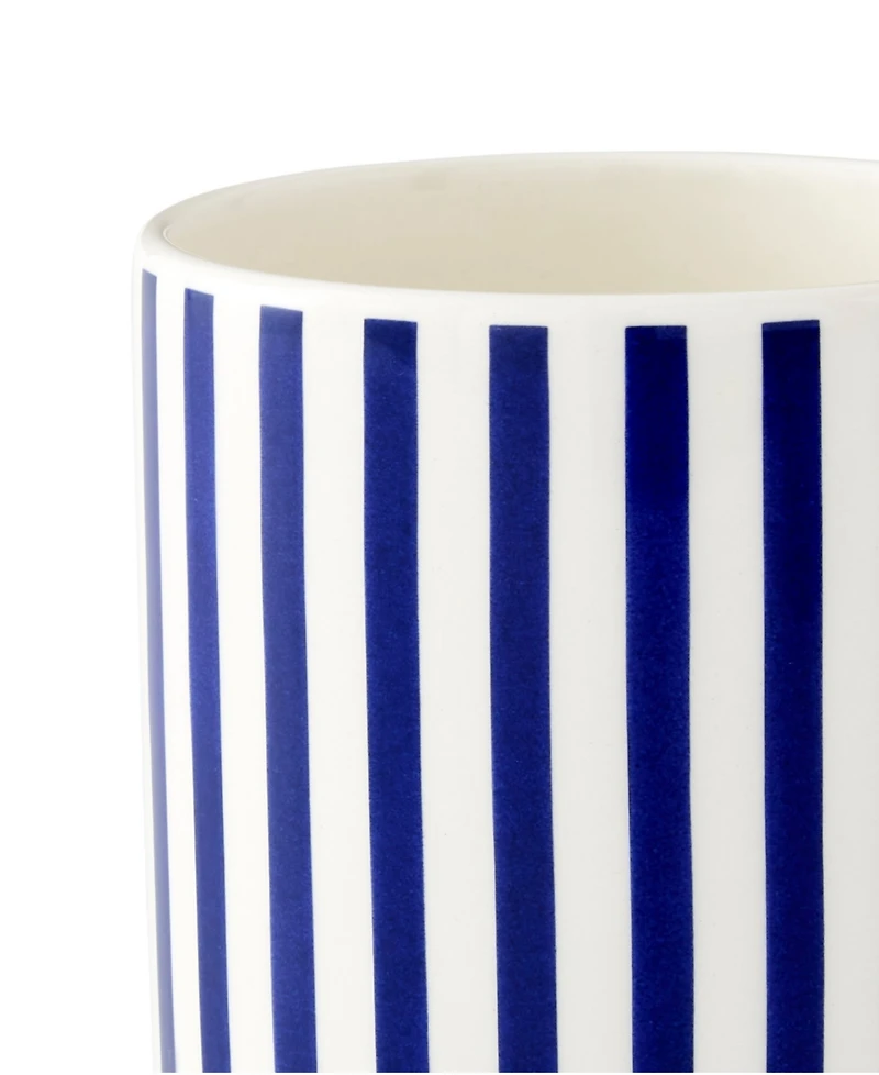 Spode Blue Italian Steccato Striped Mugs, Set of 4