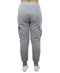 Carol Vee Women's Heavyweight Loose Fit Fleece-Lined Cargo Jogger Pants