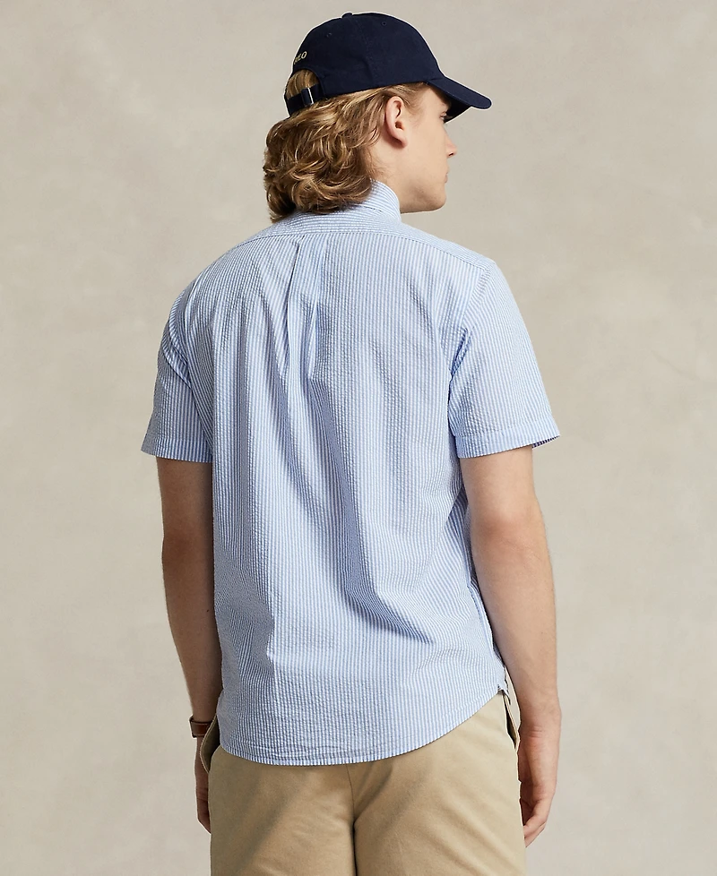 Polo Ralph Lauren Men's Rl Prepster Classic-Fit Striped Seersucker Shirt