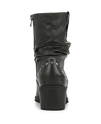 Blowfish Malibu Women's Rebel Western Booties - Distressed Faux Leather