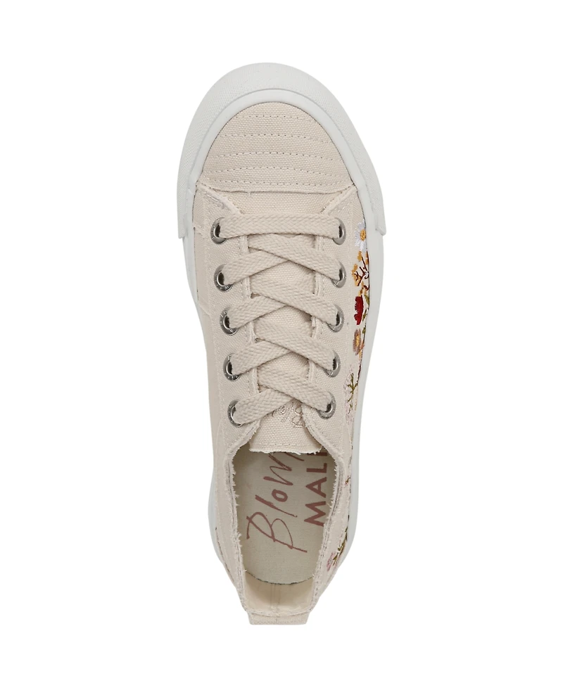 Blowfish Malibu Women's Sadie-Sun Embroidered Lace Up Platform Sneakers