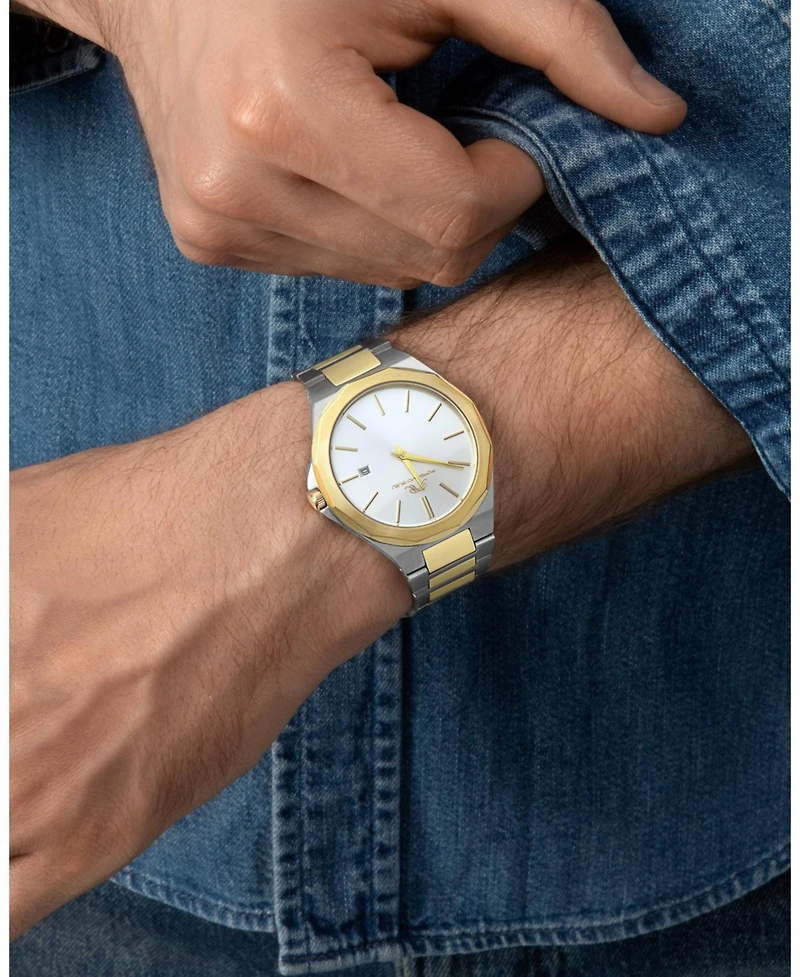 Alexander Stainless Steel Two Tone Men's Watch 1231CALS