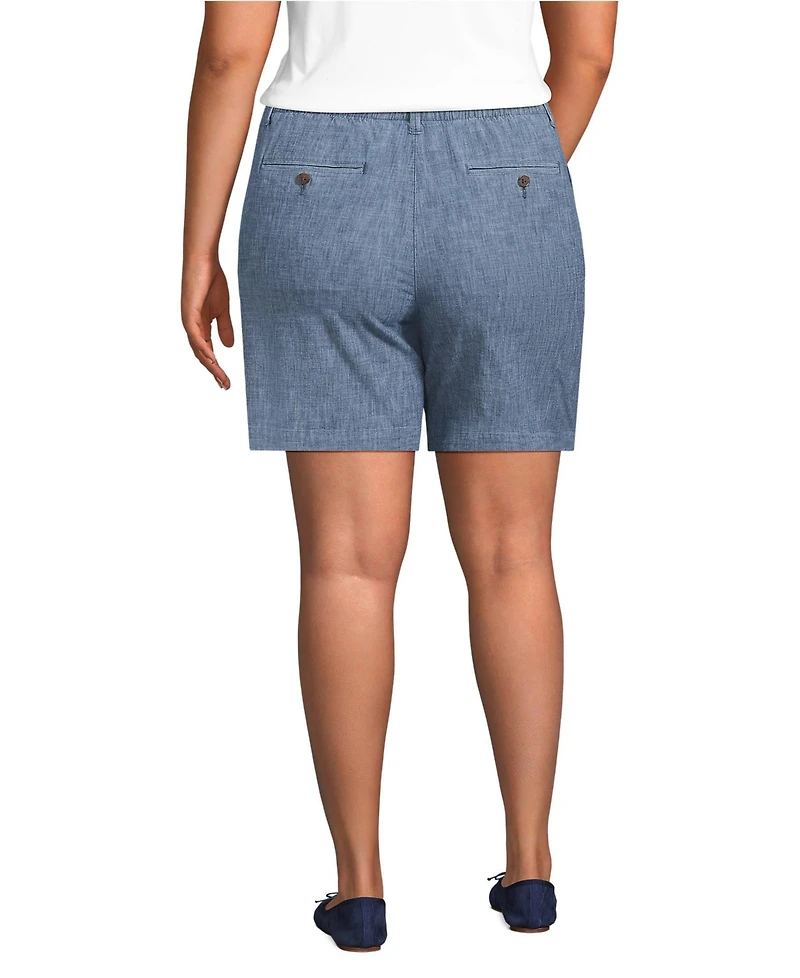Lands' End Plus Classic 7" Shorts