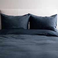 French Linen and Cotton Duvet & Sham Set