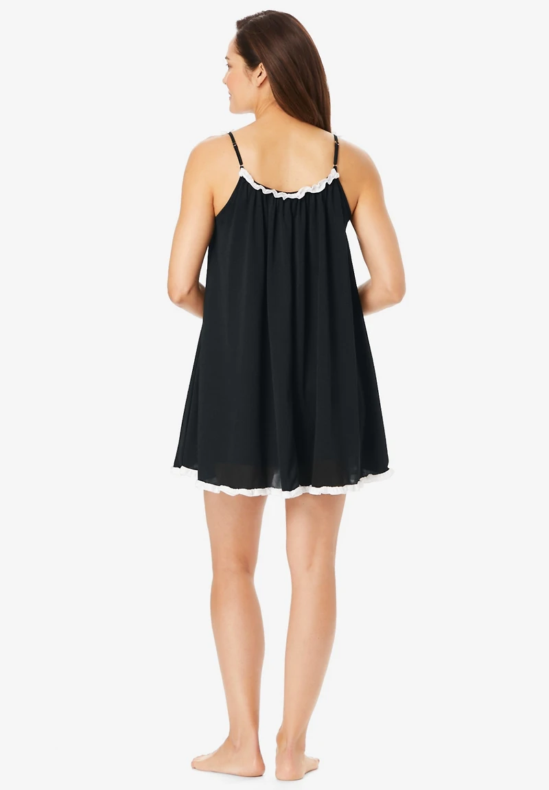 Amoureuse Plus Babydoll Ruffle Gown
