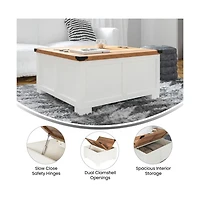 Green River Farmhouse Storage Coffee Table