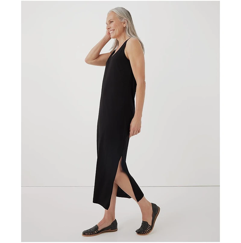 Pact Women's Organic Cotton Softspun Tank Midi Dress