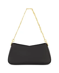 Nappa Leather Gold Strap Shoulder Bag