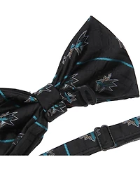 Eagles Wings Men's Black San Jose Sharks Oxford Bow Tie