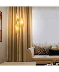 Brightech Lyra 71" Modern Tree Led Floor Lamp with Metal Cage Shades