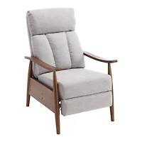 Streamdale Wood Frame Armchair, Modern Accent Chair Lounge Chair For Living Room