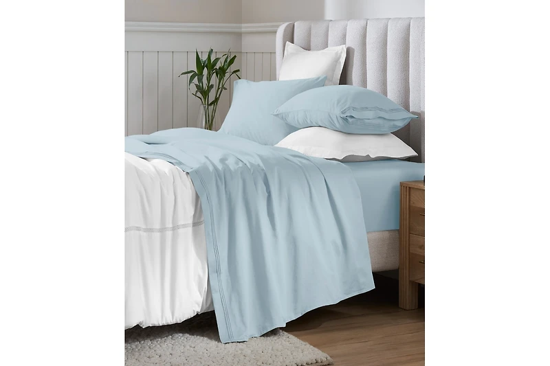 Superior 650-tc Egyptian Cotton Solid Deep Pocket Sheet Set