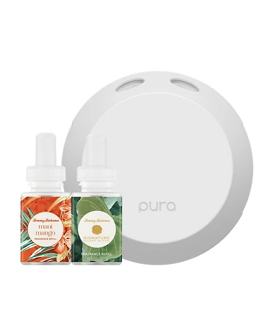 Pura Smart Home Fragrance Device Starter Set 4 - Scent Diffuser for Home - Includes Fragrance Aroma Diffuser