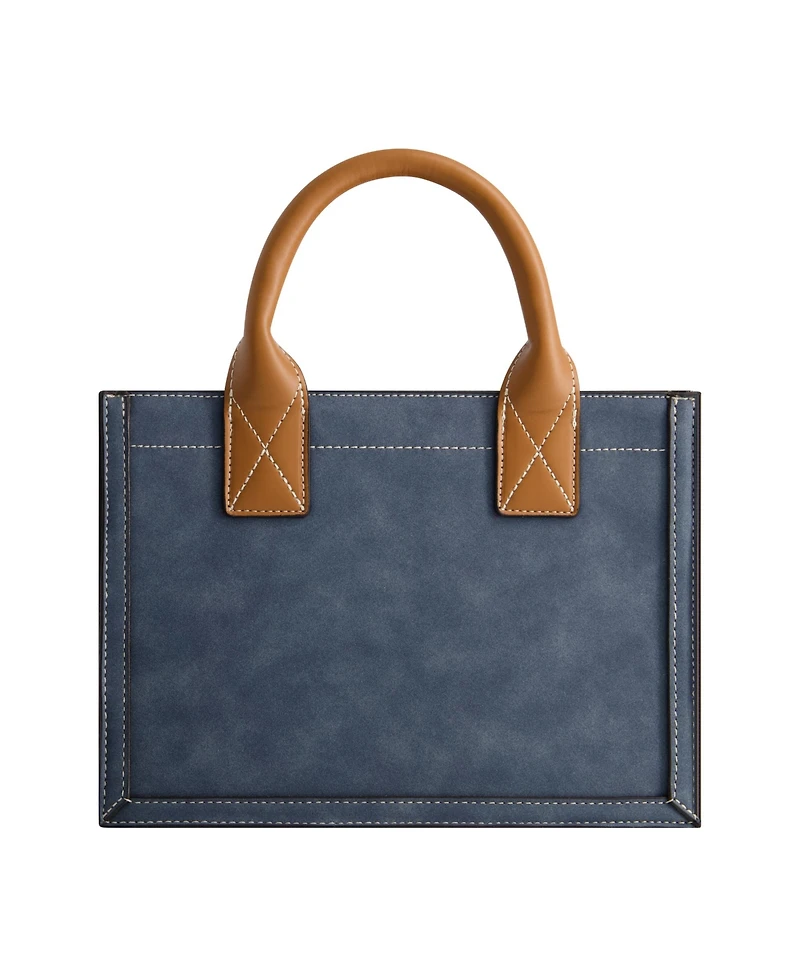 True Religion Modern Edge Suede Tote