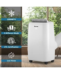Vebreda 10000 Btu(Ashrae) Portable Air Conditioner with with 3 Modes and Remote Control