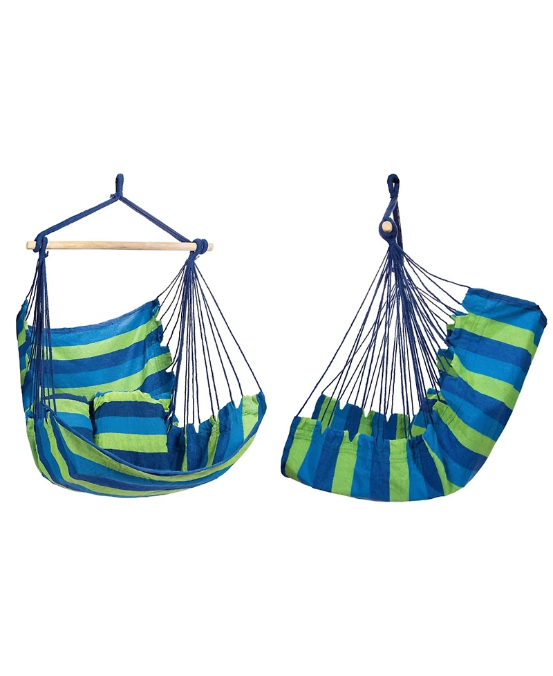 Hanging Rope Hammock Chair Swing Seat