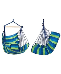 Hanging Rope Hammock Chair Swing Seat