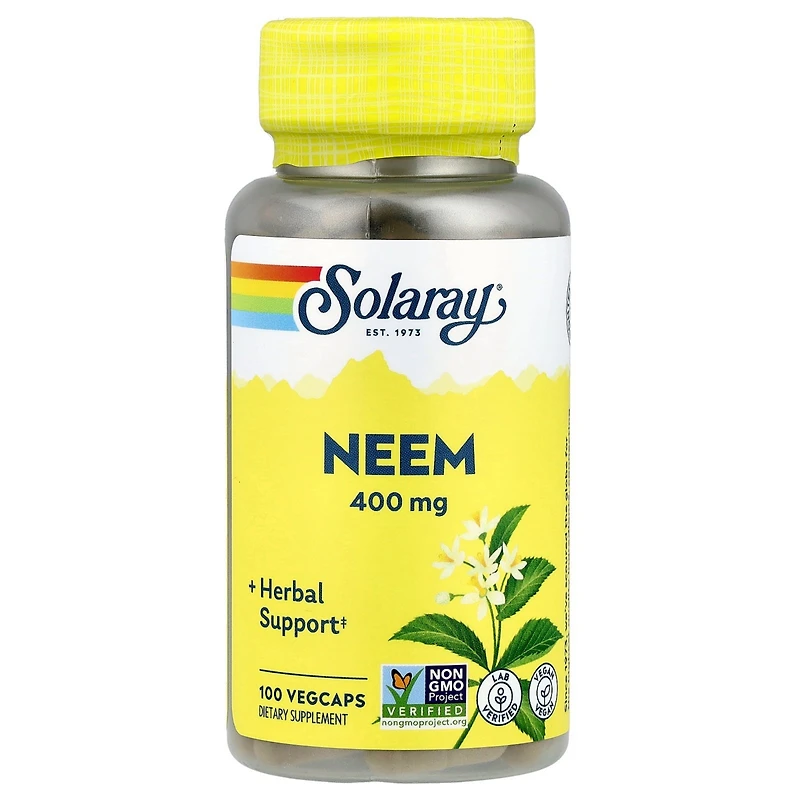 Solaray Neem 400 mg - 100 VegCaps