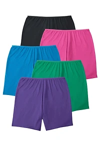 Comfort Choice Women's Cotton Boxer 5-Pack