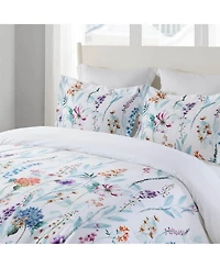 Thalia 100% Cotton Duvet Cover Set, Full/Queen