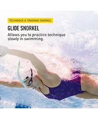 Finis unisex adult Glide Snorkel Mint Green, Mint Green, One Size Us