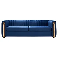 Simplie Fun Modern Velvet Sofa Iii