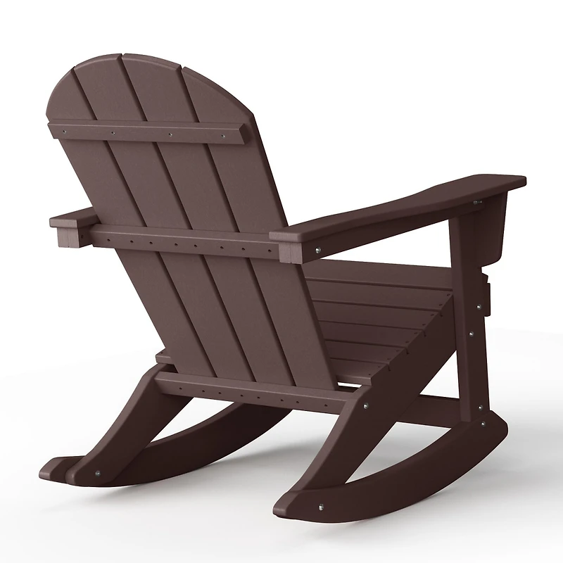WestinTrends Outdoor Patio Porch Rocking Adirondack Chair (Set of 2)