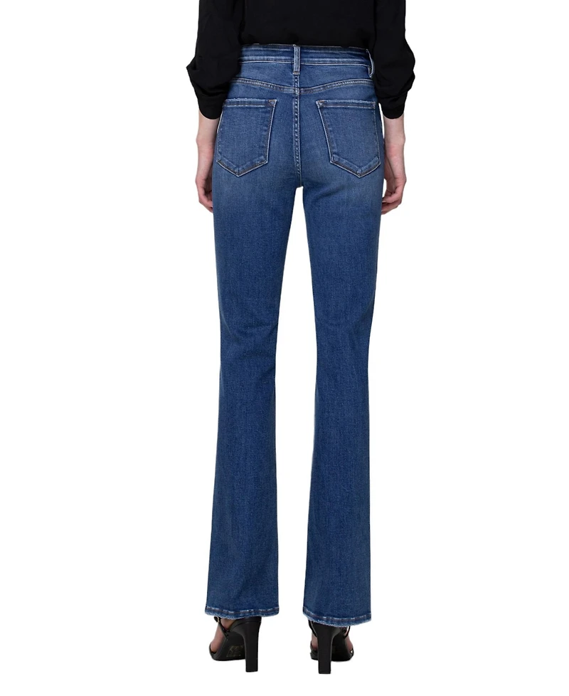 Vervet Women's High Rise Stretch Slim Bootcut Jeans