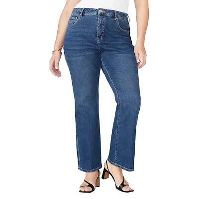 Eloquii Plus The Flare Leg Jean