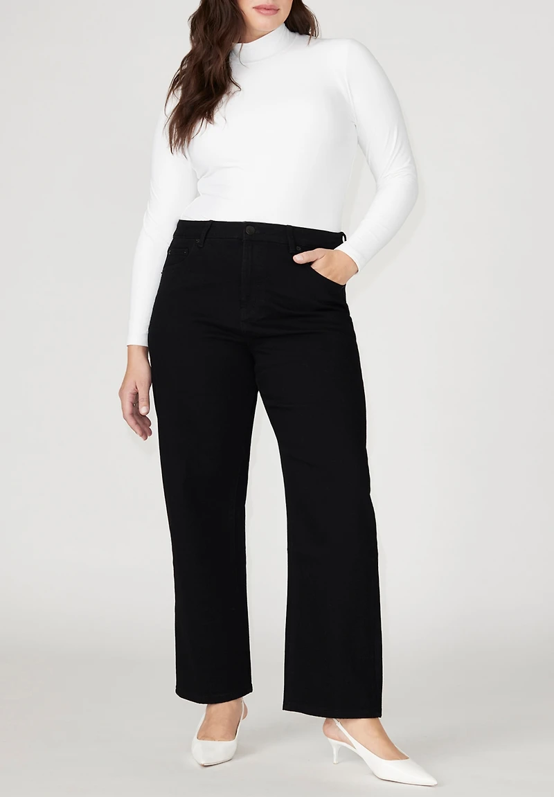 Eloquii Plus The Naomi Comfort Stretch Straight Leg Jean