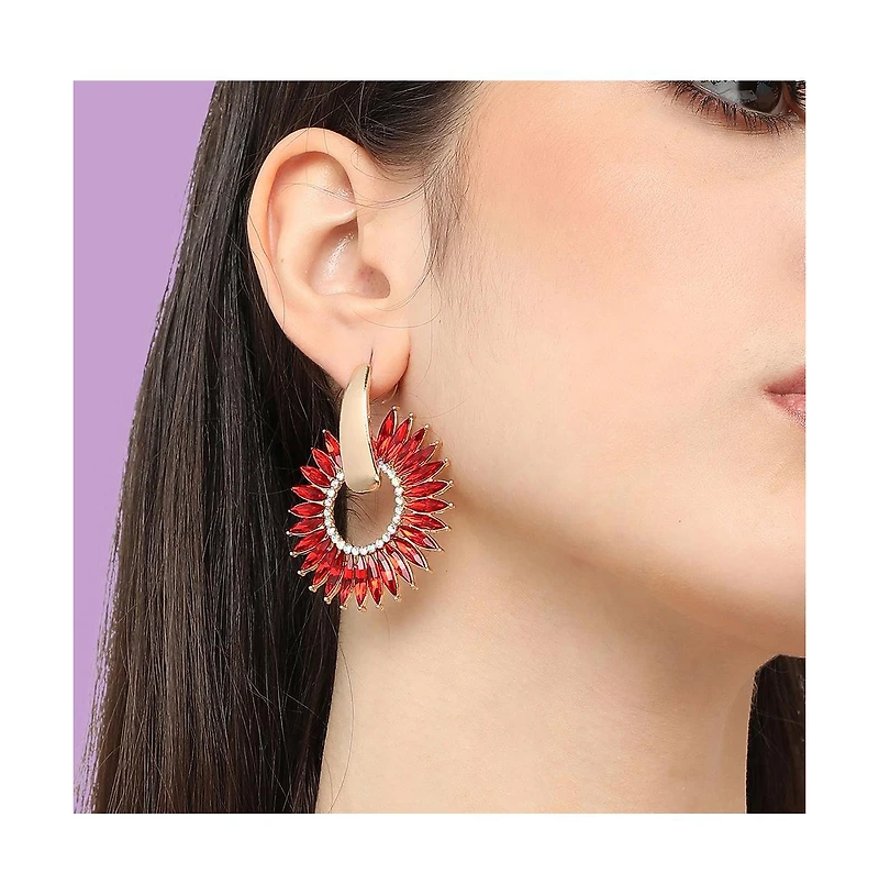 Sohi Women's Celestial Drop Earrings